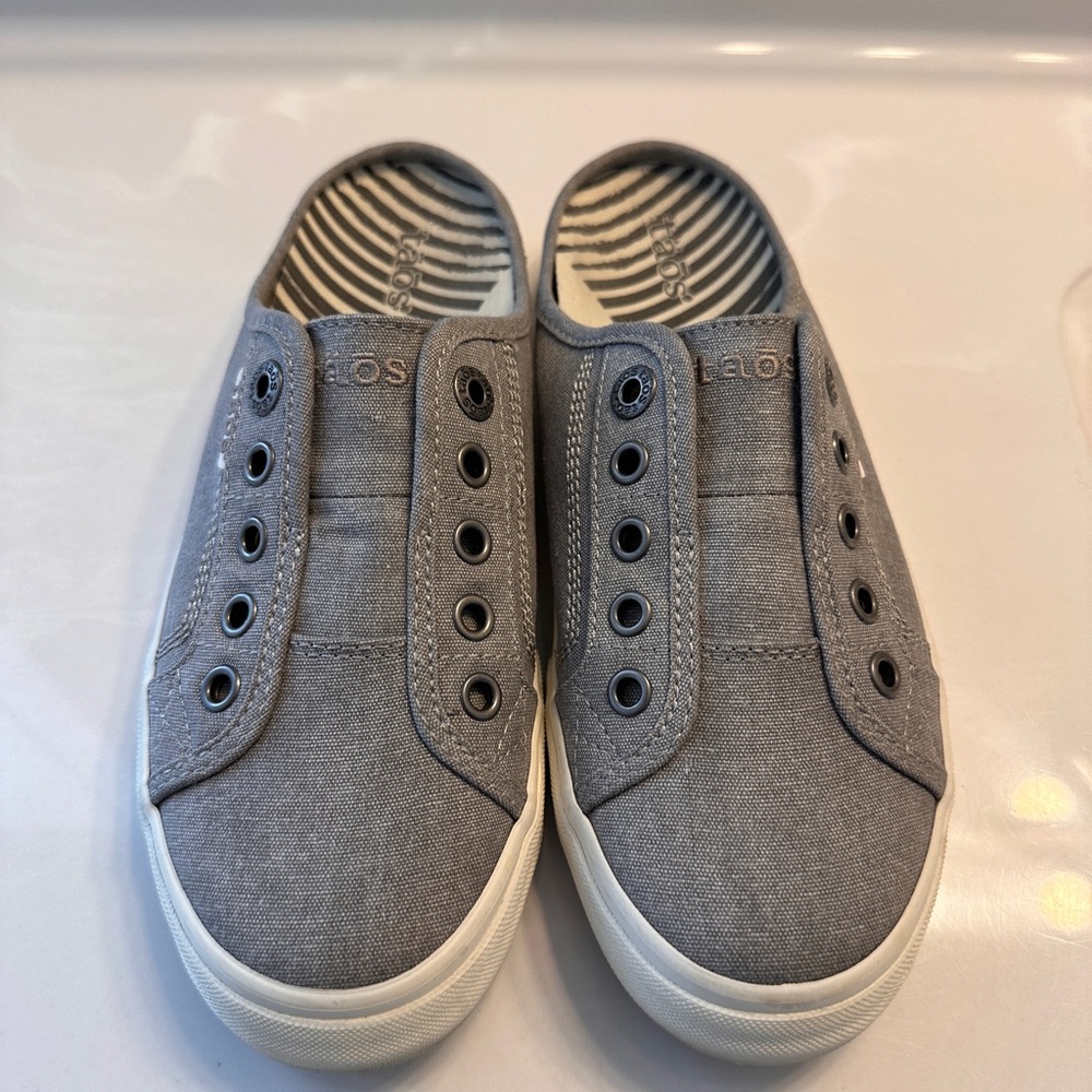 Taos Gray Slip-On Shoes